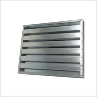 Baffle Type Grease Filter - Color: White