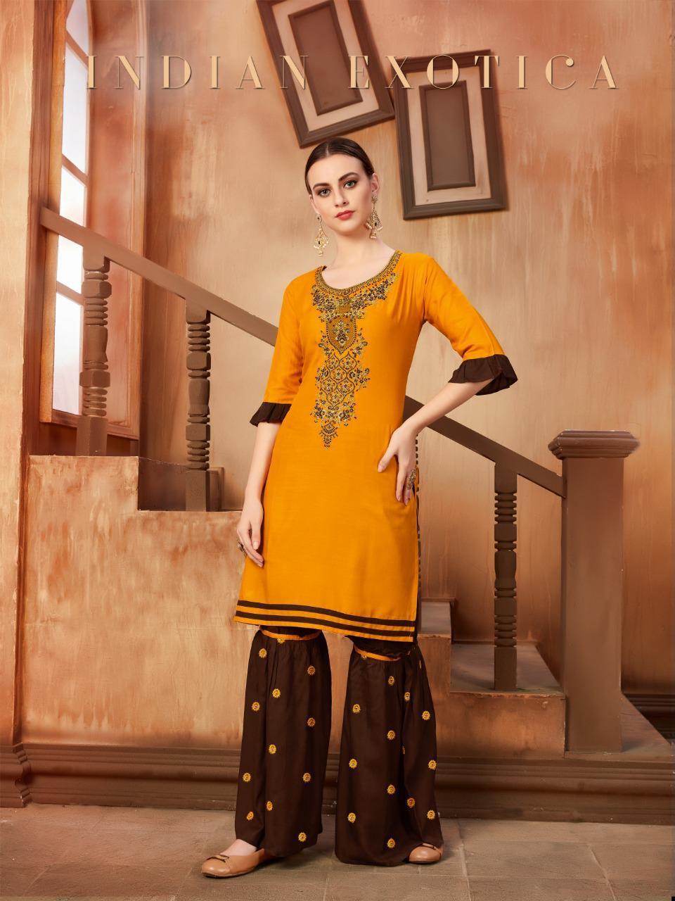 Kurti with Sarara