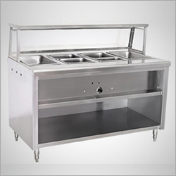 Stainless Steel Food Serving Counter Application: Restaurant