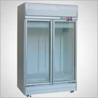 Stainless Steel Upright Chiller With Glass Door Power Source: Electrical