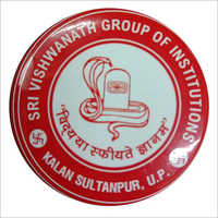 Institution Printed Round Badge