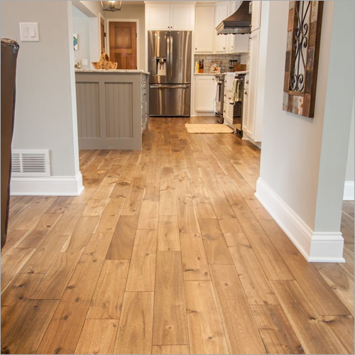 Solid Wooden Flooring - Color: Brown