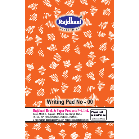 Rajdhani Writing Pad