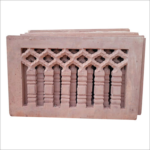 Agra Red Sandstone Jali