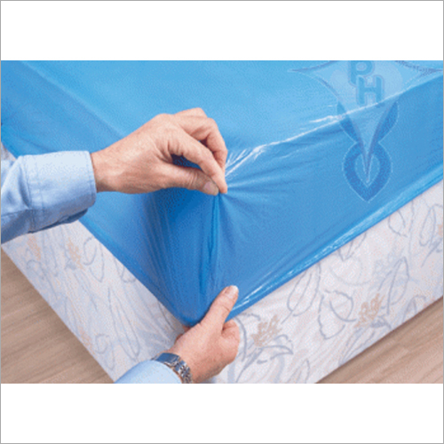Blue Non Woven Disposable Bed Sheet