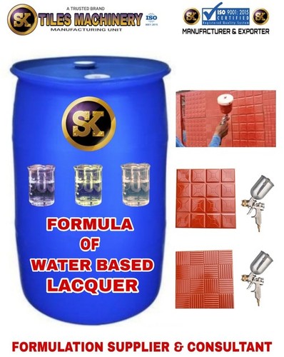 Formula of Water Based Lacquer Polish