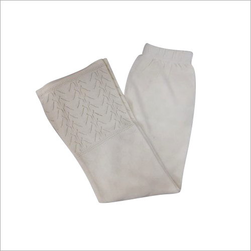Ladies Embroidery Plain Woolen Palazzo - Woolen Material, Sizes: S-XXL, Color: Grey | Washable, Comfortable, Shrinkage-Proof Texture