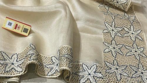 Pure Tussar Silk Cut Work (3.5