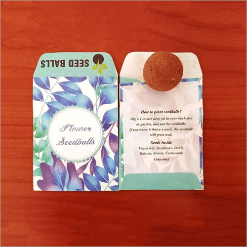 Eco Friendly Flowers Seed Ball Pockets