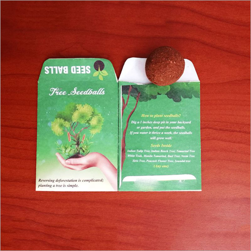 Eco Friendly Tree Seed Ball Pockets