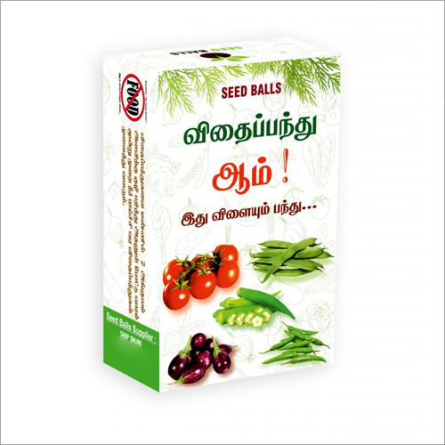 Eco Friendly Vegetable Seed Balls Pack