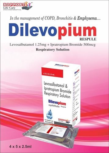 Ipratropium Bromide 500mcg + levosalbutamol 1.25mg/2.5ml
