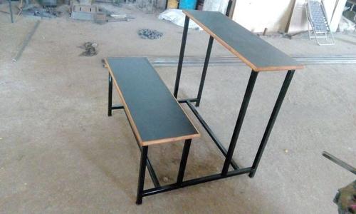 Mild Steel Pipe Frame School Bench