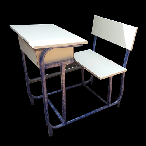 Mild Steel Pipe Frame School Bench