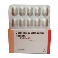 Tabletas de Cefixime y de Ofloxacin