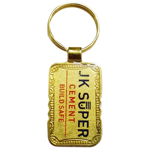 Metal Gold Plating Keychain