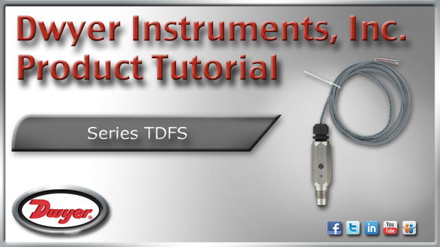 Series TDFS Thermal Dispersion Flow Switch