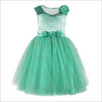 Embellished Sea Green Dress