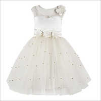 Pearl White  Party  Dress