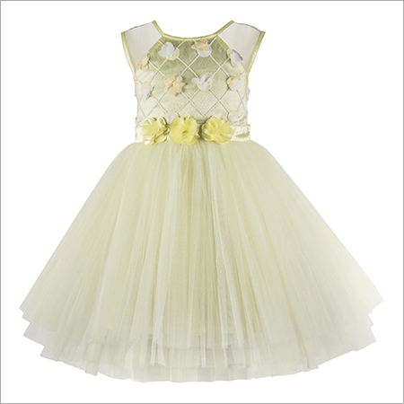 Applique Yellow Frock