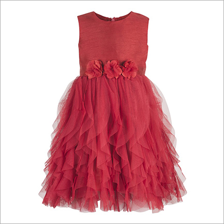 Red Waterfall Dress