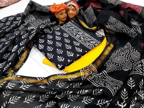 Hand Block Print Cotton Suits