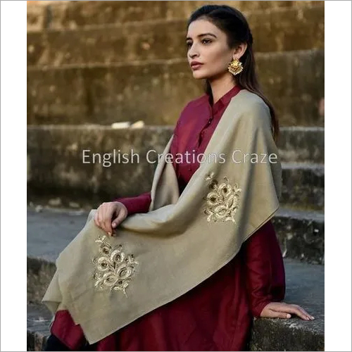 embroidered shawls india