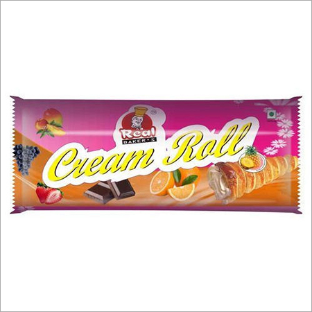 Plastic Printed Cream Roll Packaging Pouch