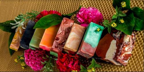 Charcoal handmade soap