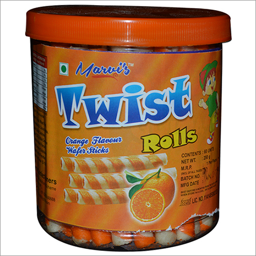 Orange Flavour Wafer Stick