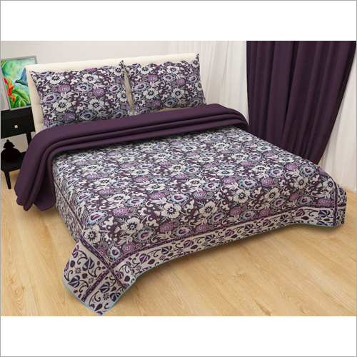 Printed Double Bed Jacquard Bed Sheets