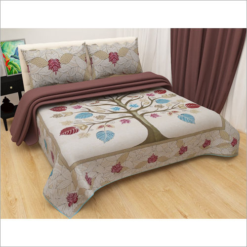 Printed Bed Sheet Size: Full