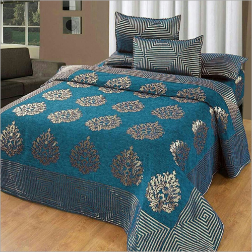 Chenille Printed Bed Sheet