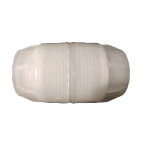 40 MM Push Fit Coupler - PVC Material, 5 Inch Outer Diameter, White Color, Round Head Code | Industrial Use, Welding Connection