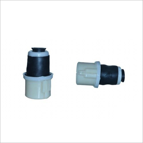 HDPE Duct Simplex End Plug - HDPE Material, Size 32-50 mm, Colors Gray and Black, Round Head Code, Seals Ducts During Blowing-In
