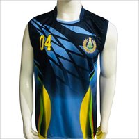 Mens Sleeveless Printed Sports T-Shirt