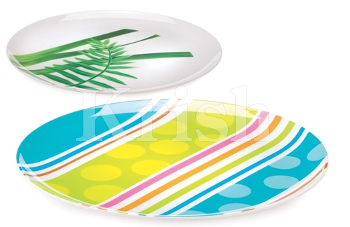 As Per Requirement Round Melamine Flat Plates
