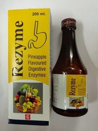Digestive Enzyme Syrup - 500ml Liquid Pineapple Flavored, Supports Digestion And Suitable For All