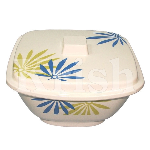 Square Serving Bowl with Cover