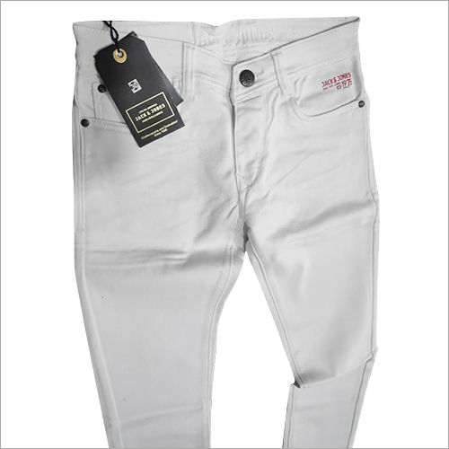 Mens White Jeans Age Group: <16 Years