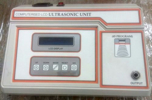 Computerised LCD Ultrasonic Unit - Plastic, 10x15x5 cm, 1MHz | Precise Therapy, Multiple Modes, Digital Display, Easy Operation