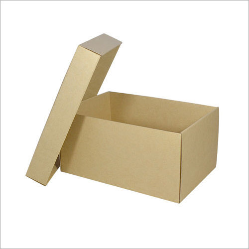 Brown Corrugated Shoe Box