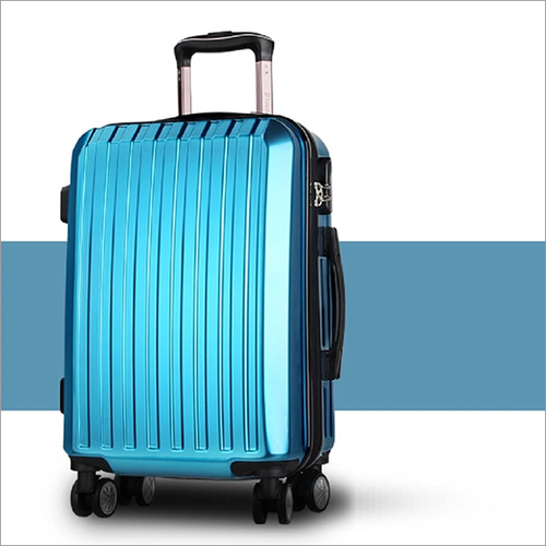 Blue Rifs0974 Hard Luggage Trolley Bag