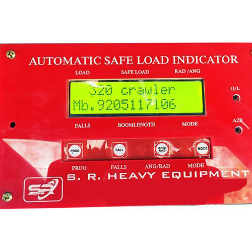 Crawler Crane Digital Safe Load Indicator - Mild Steel 220-240 V Automatic | Digital Display 1 Year Warranty