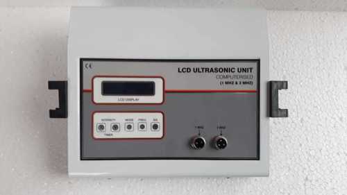 LCD Ultrasonic Unit - ABS Plastic 20x15x10 cm, 1Mhz Frequency | Ultrasound Therapy, Pain Relief, LED Light Therapy, Tissue Repair, Inflammation Reduction, Improved Blood Flow