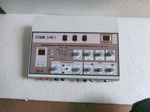 interferential therapy with muscle stimulator % tens