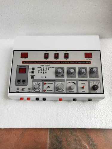 interferential therapy with ultrasonic & muscle stimulator