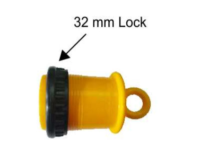 End Cap / 32 mm Lock