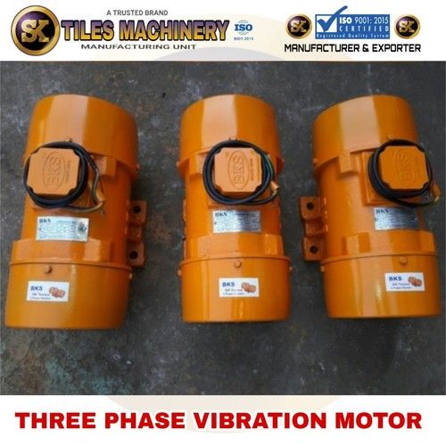 Yellow Three Phase Vibration Motor