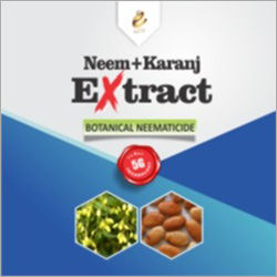 Neem And Karanj Extract Botanical Nematicide Application: Fertilizer